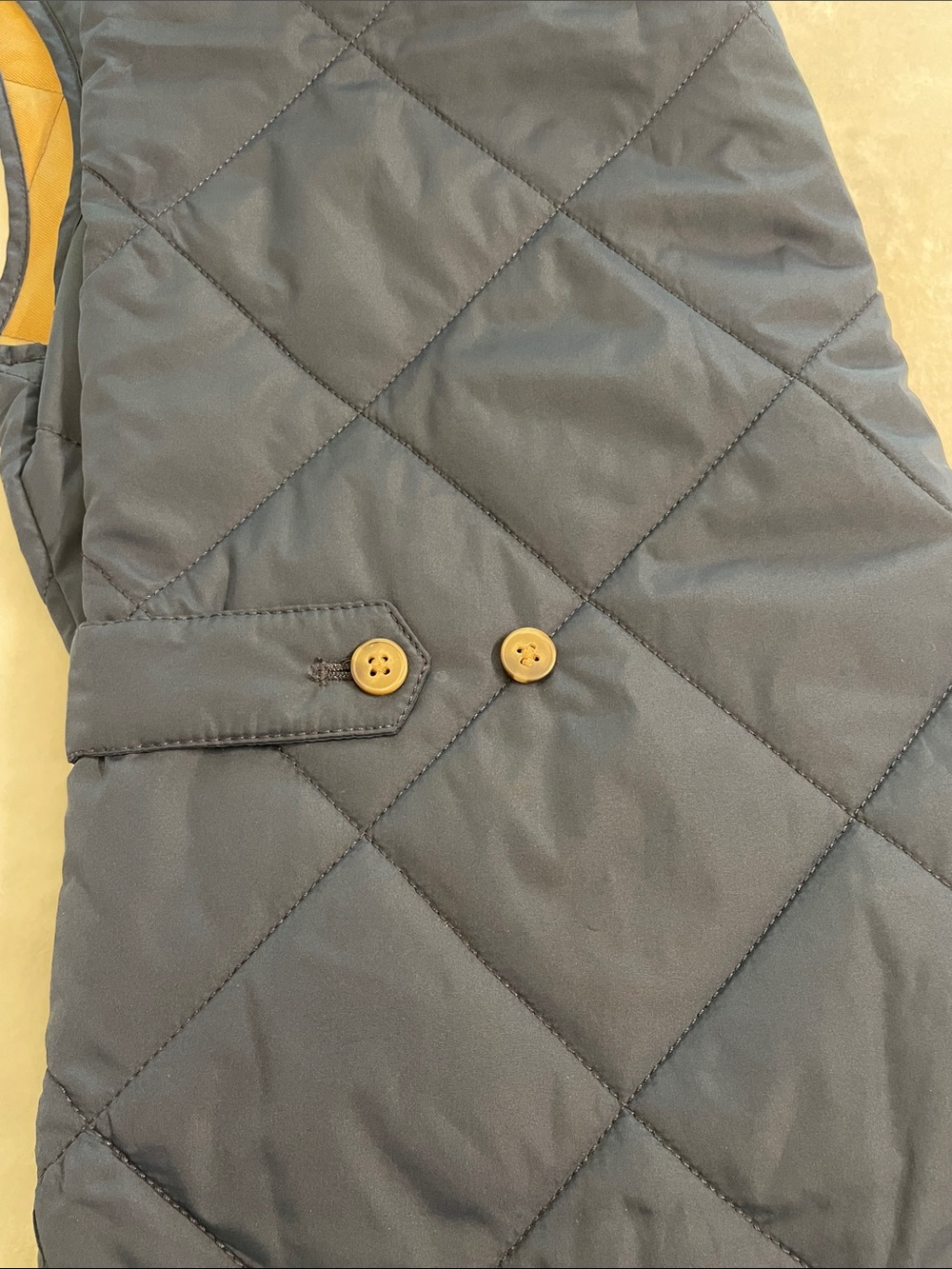 J. Crew Quilted Vest in Navy S NWOT - Picture 7 of 7